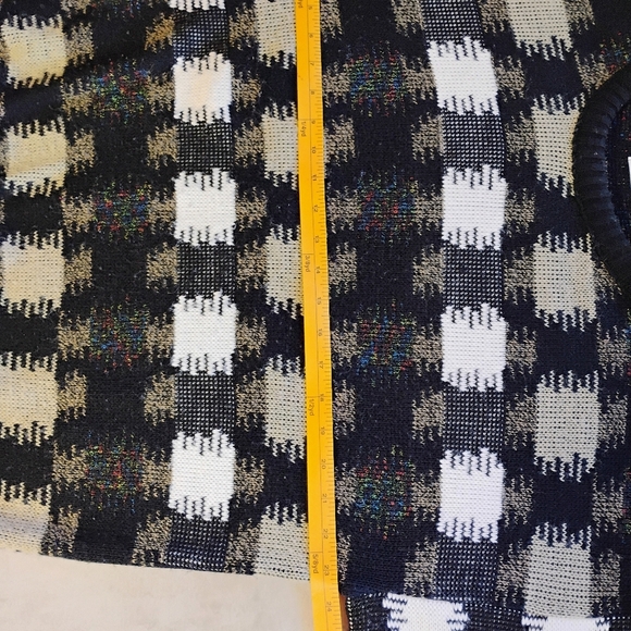 Vintage Protege Knit Crewneck Grandpa Sweater Geometric Men's Size Large - Picture 10 of 12